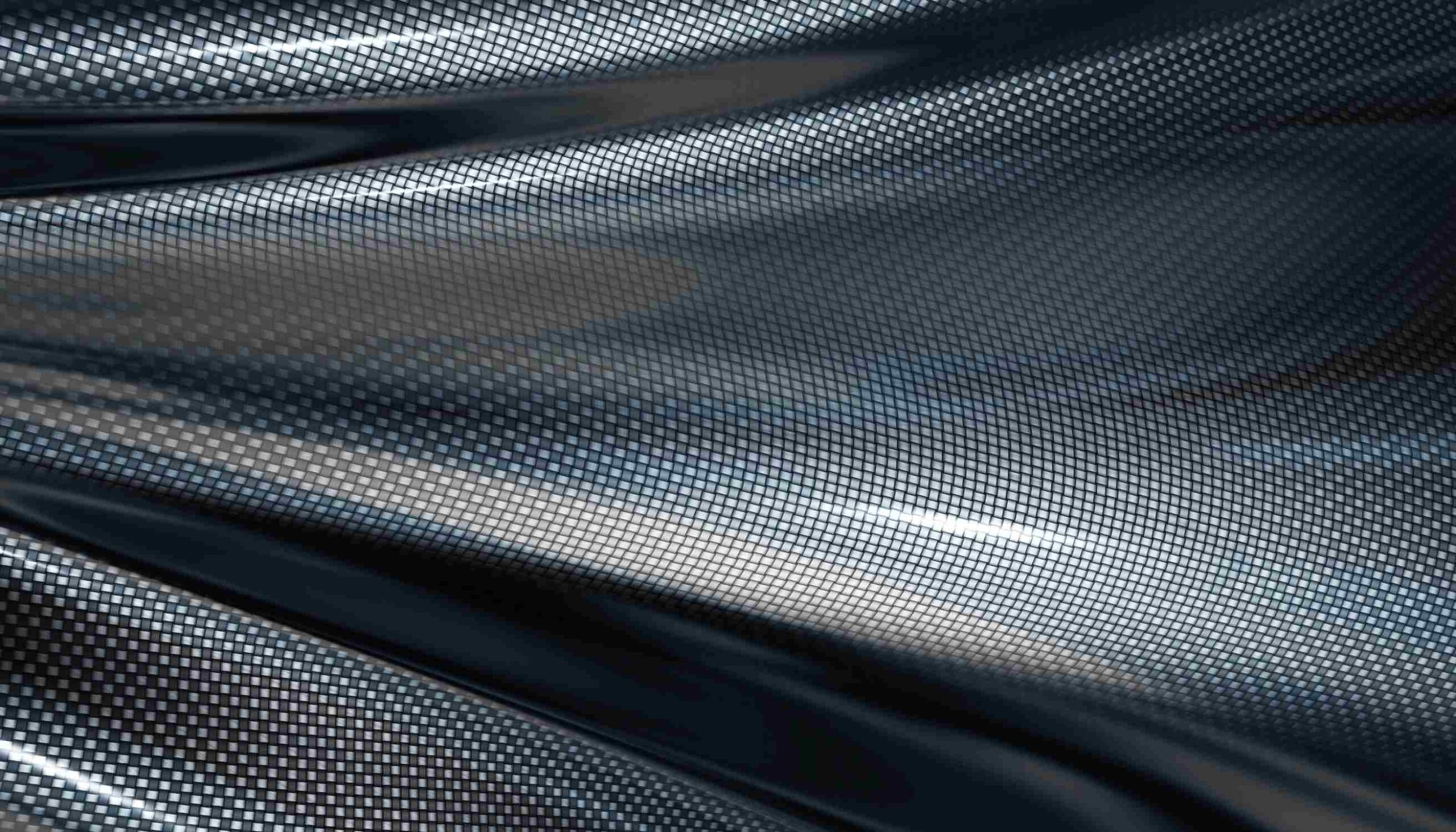 Lightweight carbon fiber weave used in high-performance applications